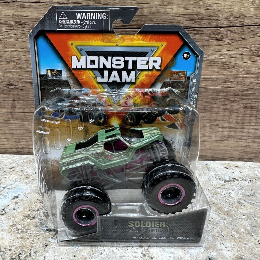 Monster Jam Soldier Fortune 1:64 Scale Diecast Truck Series 35 Spin Master 2023